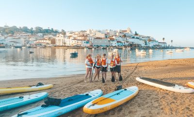 Rent a SUP Board in Ferragudo: Explore the Village Coastline